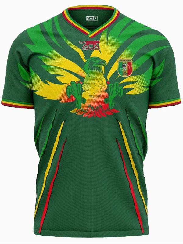 Mali 2024 Africa cup extérieur maillot uniforme de football vert maillot de football deuxième sport pour hommes chemise haute